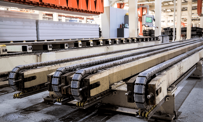 Kæden kombinerer maskine